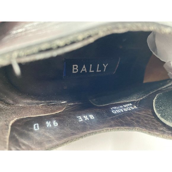 Bally Pedrano Luxurious Black Leather Ankle Buckle Shoes Boots Men's Sz 9.5 US - Picture 8 of 12